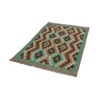 Maimana Kilim rug 103x154 hand woven afghan wool Kilim