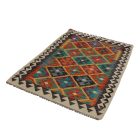 Ethnic Kilim rug Chobi 103x145 hand woven afghan rug