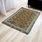 Wool Kilim rug Chobi 99x150 hand woven afghan Kilim rug