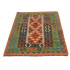 Maimana Kilim rug 103x152 hand woven afghan wool Kilim