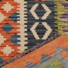 Maimana Kilim rug 103x152 hand woven afghan wool Kilim