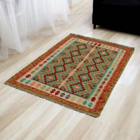 Chobi Kilim rug 104x150 hand woven wool Kilim