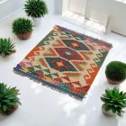 Afghan hand woven Kilim Chobi 62x87 Afghan wool Kilim rug