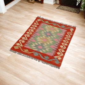 Kilim rug Chobi 62x88 afghan hand woven Kilim