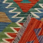 Maimana Kilim rug 61x89 hand woven afghan wool Kilim