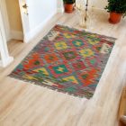 Kilim rug Chobi 62x89 afghan hand woven Kilim