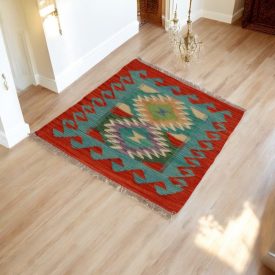Afghan hand woven Kilim 62x85 Maimana Kilim rug