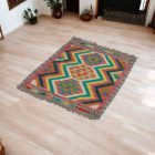 Wool Kilim rug Chobi 70x97 hand woven afghan Kilim rug