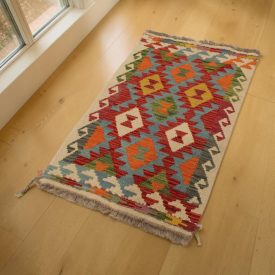 Afghan wool Chobi Kilim rug 59x86 cm