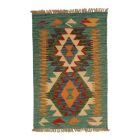 Ethnic Afghan wool Chobi Kilim rug 63x90 cm