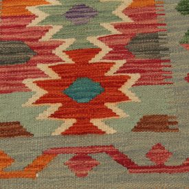 Afghan wool Chobi Kilim rug 63x88 cm