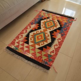 Authentic ethnic Afghan Chobi Kilim rug 67x94 cm