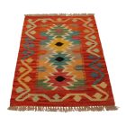 Hand woven ethnic Afghan Chobi Kilim rug 62x87 cm