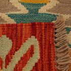 Hand woven ethnic Afghan Chobi Kilim rug 62x87 cm
