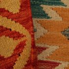 Hand woven ethnic Afghan Chobi Kilim rug 62x87 cm