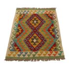 Hand woven ethnic Maimana Kilim rug 63x84 cm