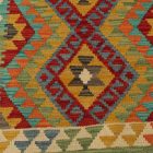 Hand woven ethnic Maimana Kilim rug 63x84 cm