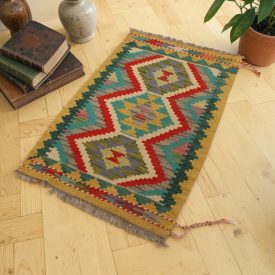 Afghan wool Chobi Kilim rug 62x99 cm