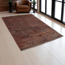 Gabbeh wool rug 147x194 handmade modern rug