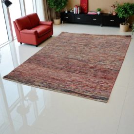 Gabbeh wool rug 153x190 handmade modern rug