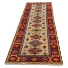 Kazak runner carpet 83x300 handmade afghan rug for hallway