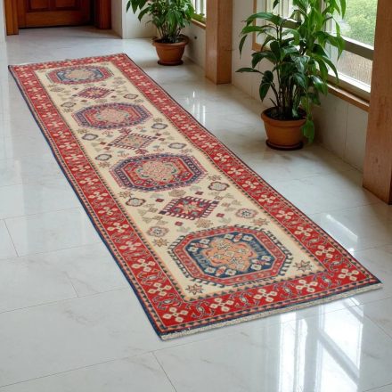 Kazak runner carpet 80x298 handmade afghan carpet for hallway