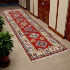   Kazak runner carpet 81x294 handmade afghan carpet for hallway
