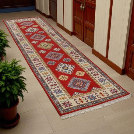 Kazak runner carpet 81x294 handmade afghan carpet for hallway