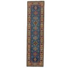 Kazak runner carpet 79x300 handmade afghan carpet for hallway