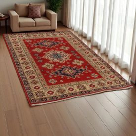 Kazak oriental rug 120x177 handmade afghan carpet