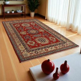   Kazak oriental rug 172x266 handmade afghan carpet for living room