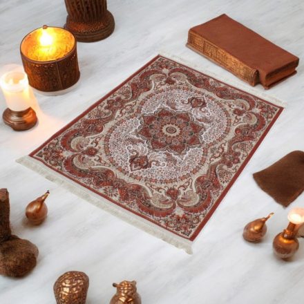Machine made silk carpetg ROYAL 70x110 thin Turkish carpet