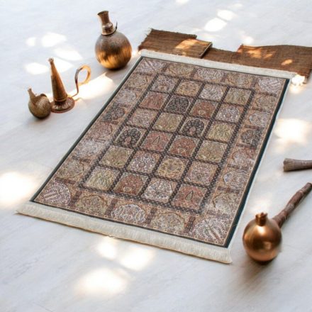 Machine made silk carpetg ROYAL 70x110 thin Turkish carpet