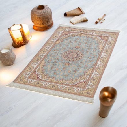 Machine made silk carpetg ROYAL 70x110 thin Turkish carpet