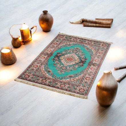 Machine made silk carpetg SILKEN 70x110 acrylic Turkish carpet