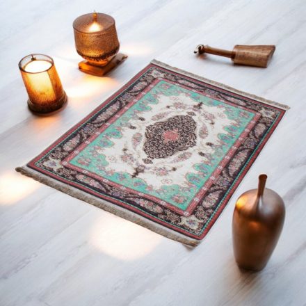 Machine made silk carpetg SILKEN 70x110 acrylic Turkish carpet