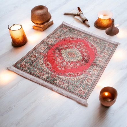 Machine made silk carpetg SILKEN 70x110 acrylic Turkish carpet