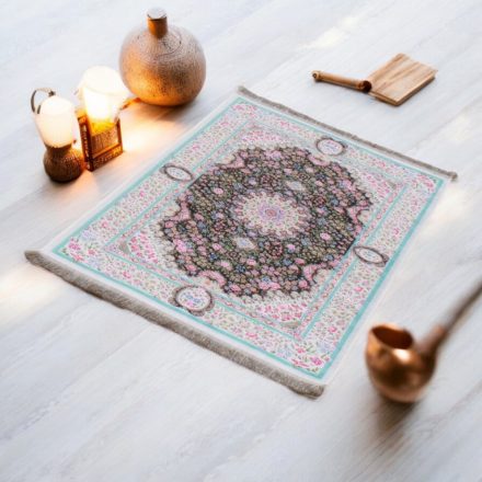 Machine made silk carpetg SILKEN 70x110 acrylic Turkish carpet