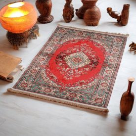   Machine made silk carpet SILKEN 70x110 acrylic Turkish carpet