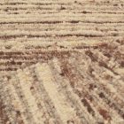 Thick wool rug 200x292 plain living room carpet