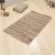Thick wool rug 90x157 plain living room carpet