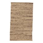 Thick wool rug 90x157 plain living room carpet