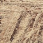 Thick wool rug 90x157 plain living room carpet