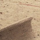 Thick wool rug 60x105 plain living room carpet