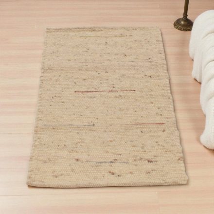 Thick wool rug 60x108 plain living room carpet