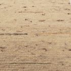 Thick wool rug 60x108 plain living room carpet