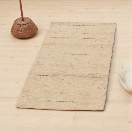 Thick wool rug 60x108 plain living room carpet