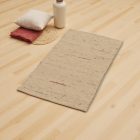 Thick wool rug 60x106 plain living room carpet