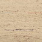 Thick wool rug 60x106 plain living room carpet