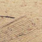 Thick wool rug 60x106 plain living room carpet